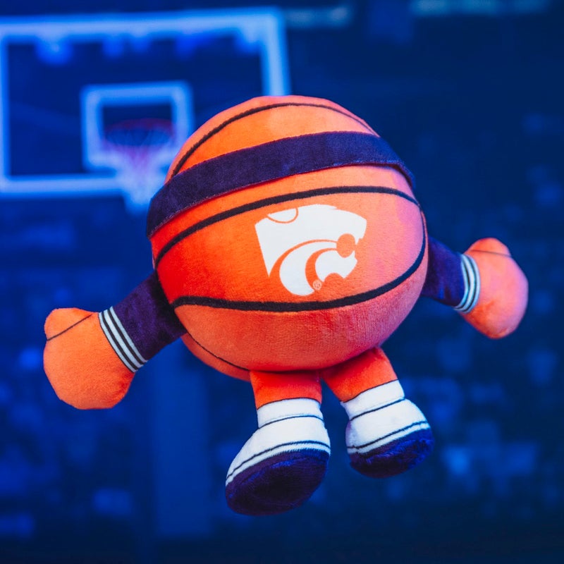 Bleacher Creatures Kansas State Wildcats 8"" Kuricha Basketball Sitting Plush - Soft Chibi Inspired Plush - Image 2